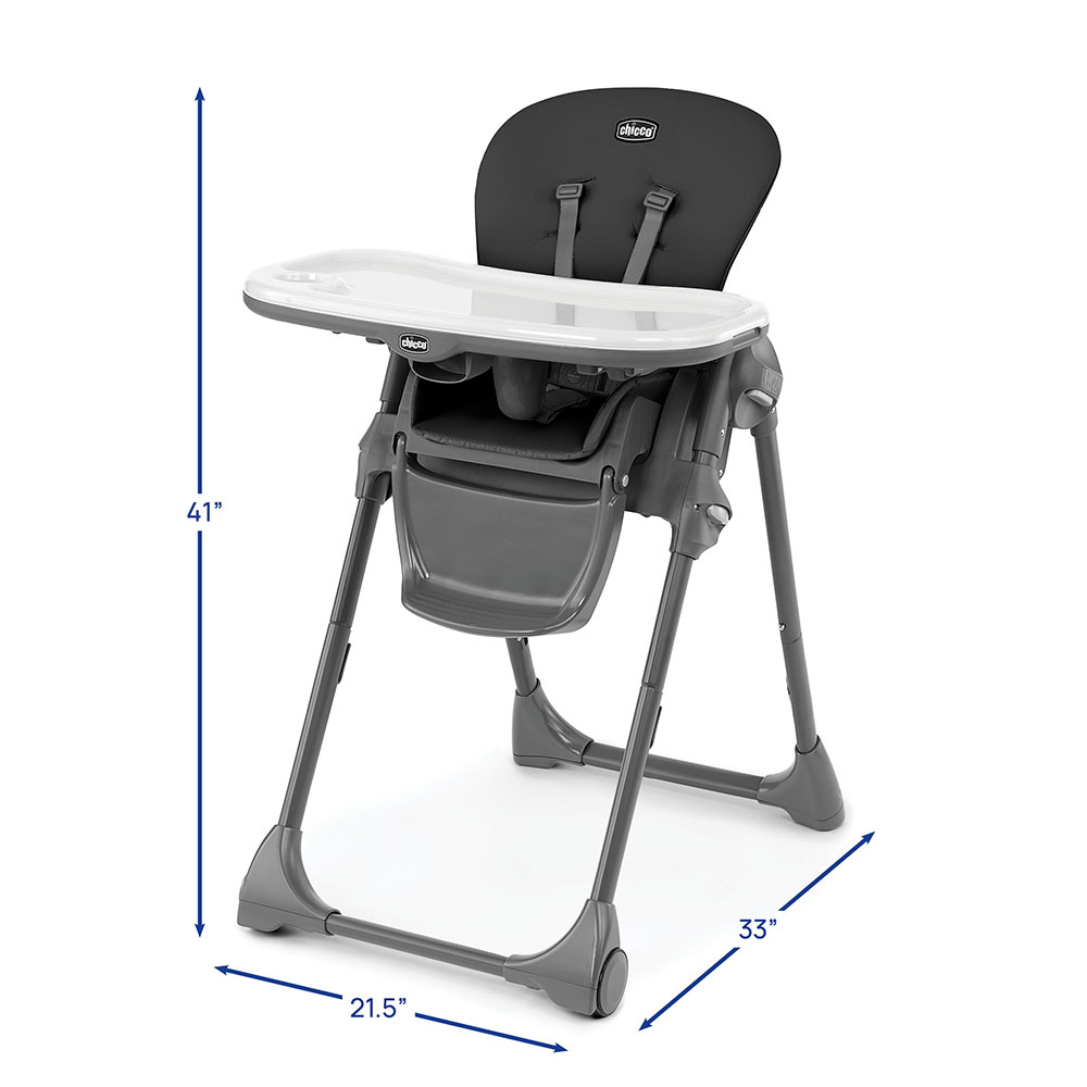 Chicco Polly High Chair dimensions image