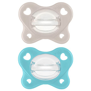 Chicco PhysioForma Dual Soft Silicone Pacifiers 6-16m