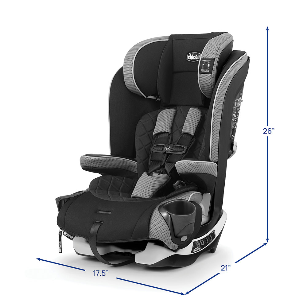 Chicco MyFit Zip dimensions image