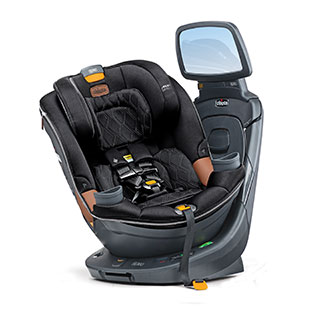 Fit360 Zip ClearTex Rotating Convertible Car Seat in Jet