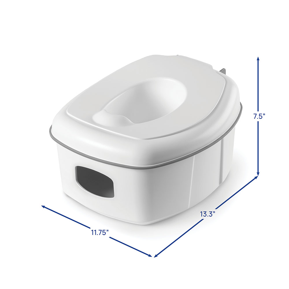 Chicco 3-in-1 Potty Training System dimensions image