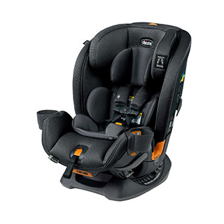 Chicco OneFit ClearTex One-in-One Car Seat in Obsidian