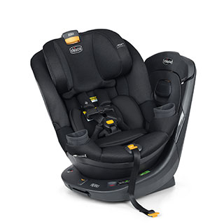 Chicco Fit360 ClearTex Rotating Convertible Car Seat in Obsidian