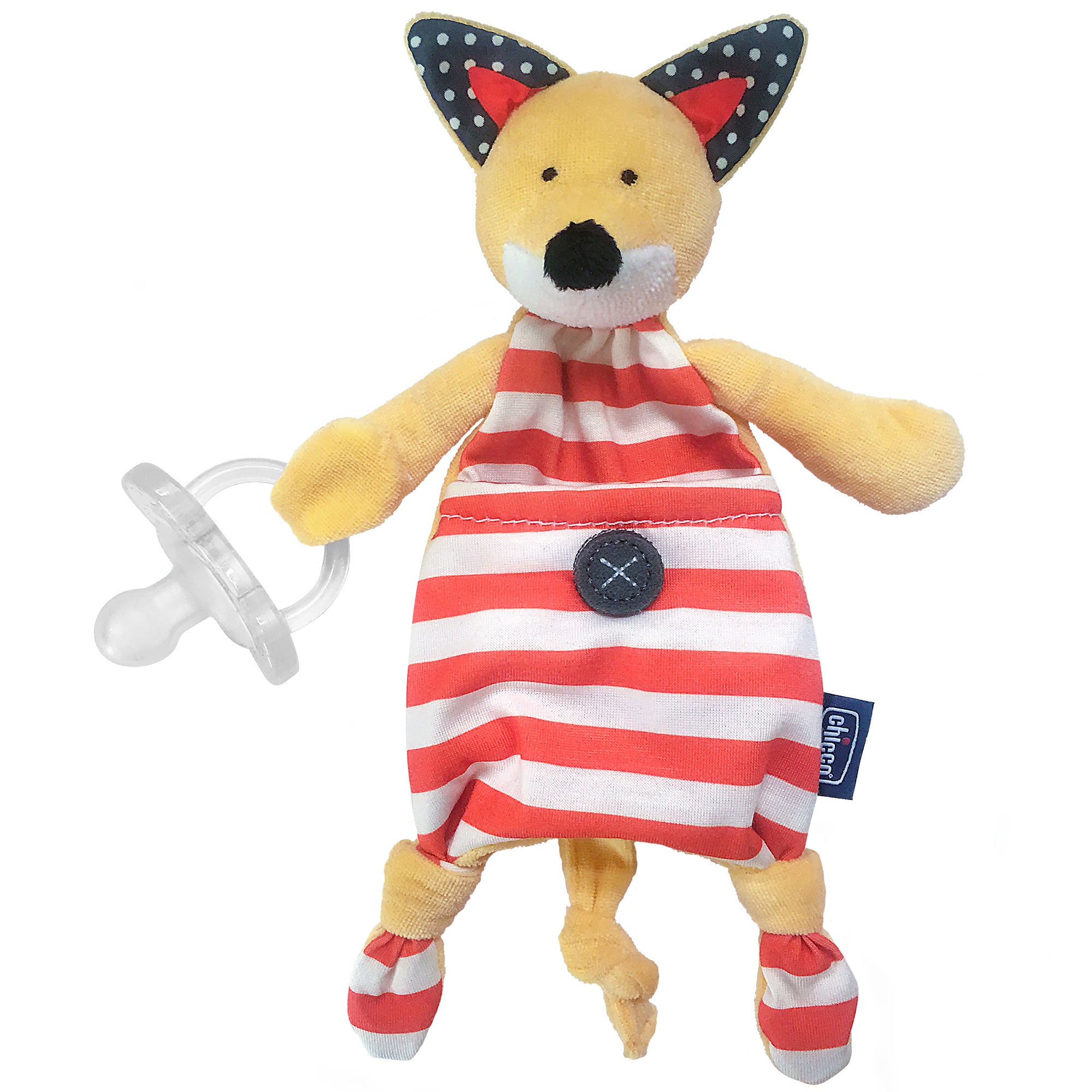 Pocket Buddies Fox Pacifier Holder - Chicco