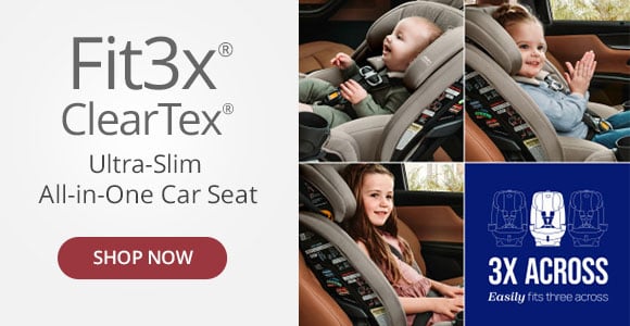 Chicco Fit3x ClearTex Ultra-Slim All-in-One Car Seat