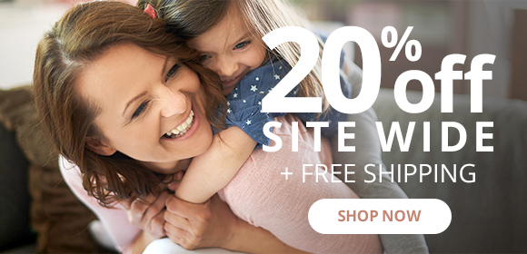 20% OFF SITE WIDE + Free Shipping